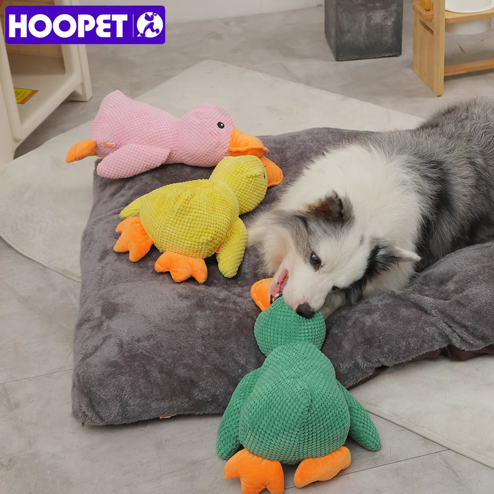 HOOPET Dog Sleeping Toy Duck Chew Sounding Toy