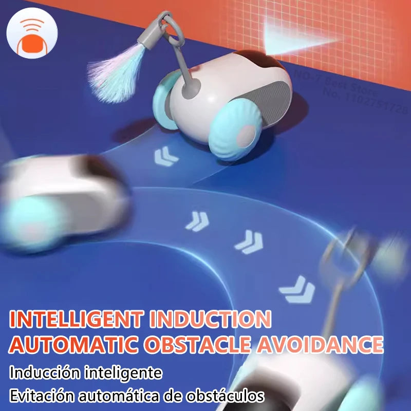 Smart Cat Toy Car Interactive Cat Toy Ball Automatic Rolling Remote