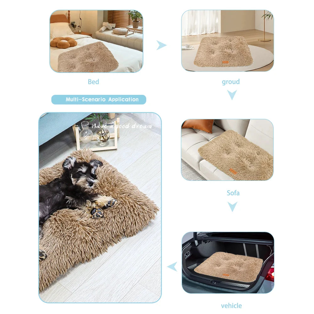 Dog Bed Pet Mat Pet Bed Washable Plush