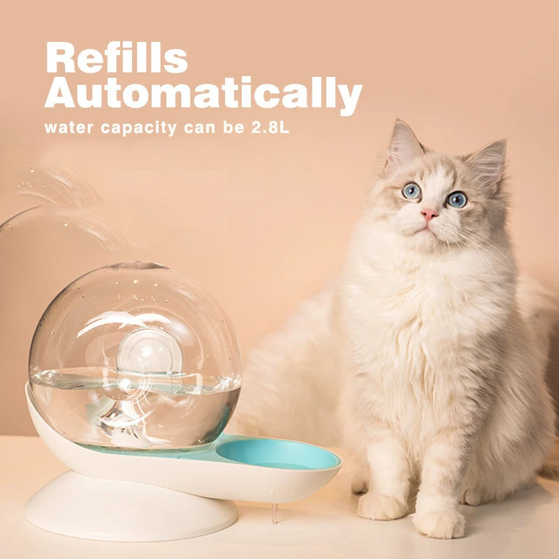 2.8L Cat Puppy Water Fountain Snails Automatic Drinker
