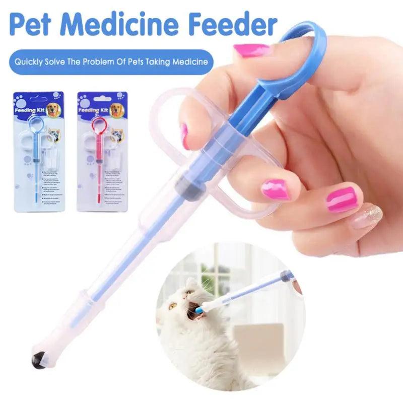 Pet Syringe Tablet Pill Gun Piller Push Dispenser