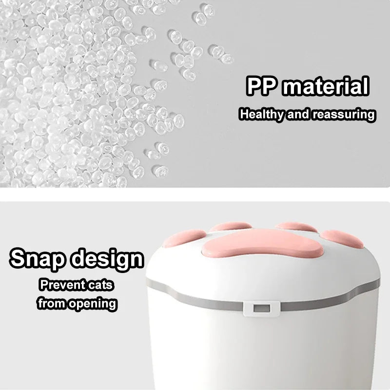 Pet Dog Cat Food Storage Container Moisture-proof Cat Dry Food