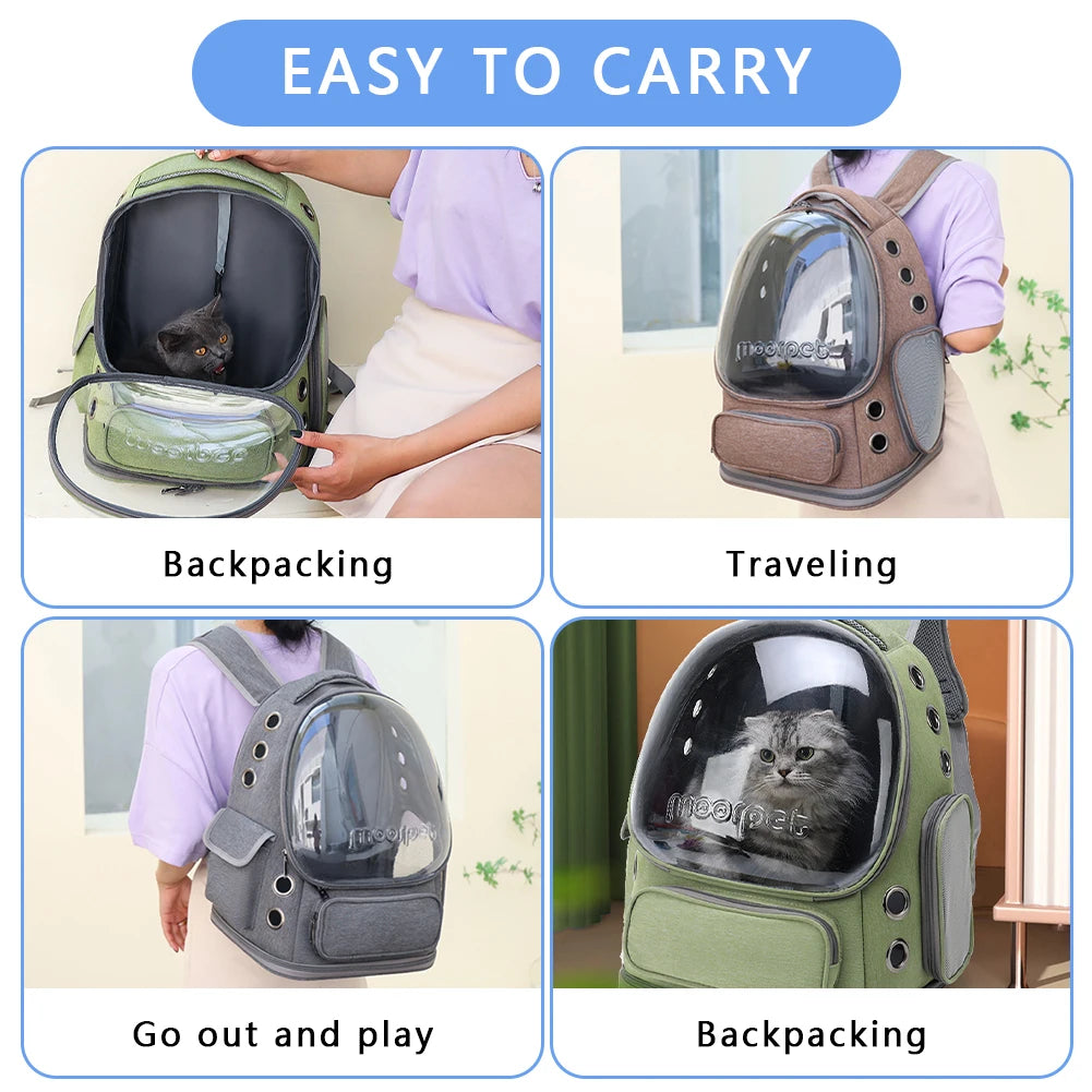 Pet Dog Carrier Cat Backpack Outdoor Travel