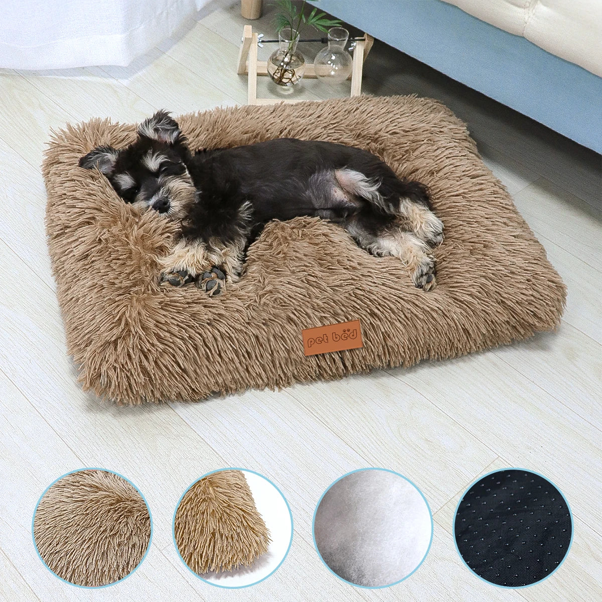 Dog Bed Pet Mat Pet Bed Washable Plush