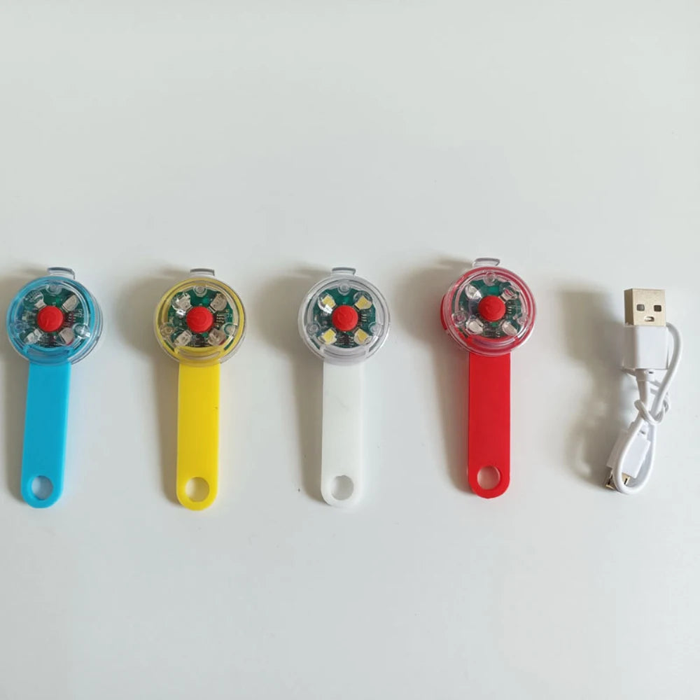 Waterproof LED Pet Dog Cat Collar Pendant Night Safety Luminous Light