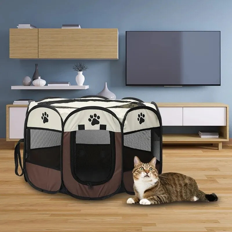 Portable Foldable Octagonal Kennel