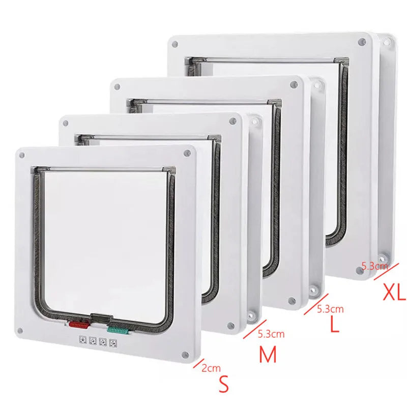 Security Lock Flap Door for Dog Cats Kitten ABS