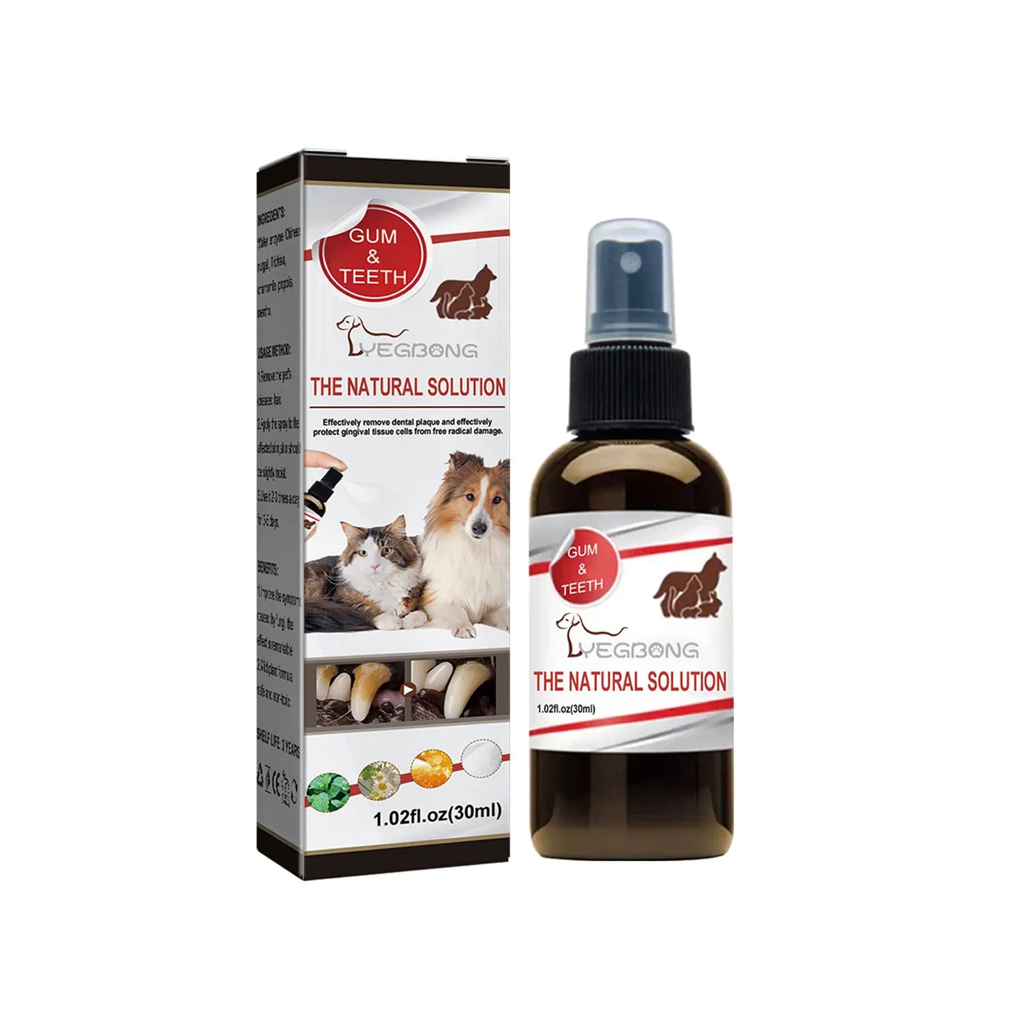 Pet Tooth Cleaning Spray Dogs Remove Bad Breath