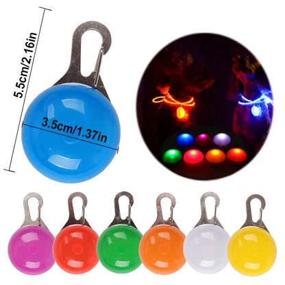 YUDODO Nylon LED Pet Dog Collars for animals Night Safety