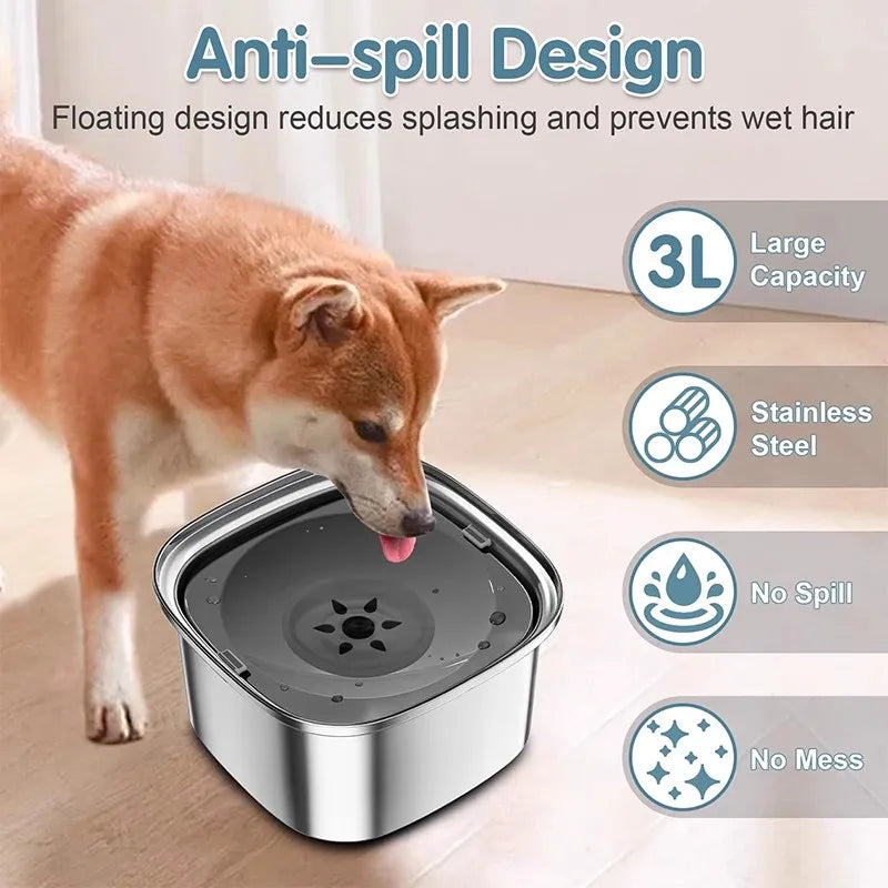 Anti-splash Dog Water Food Bowl Non-Wetting Mouth Cats Bowl Dog Accessories