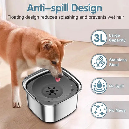 Anti-splash Dog Water Food Bowl Non-Wetting Mouth Cats Bowl Dog Accessories