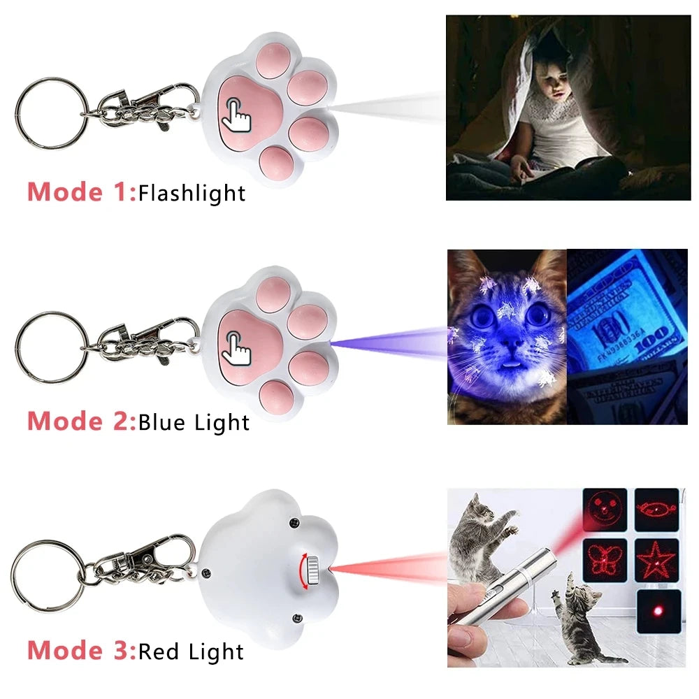 Pet Toys Cat USB Rechargeable Multifunctional Pet Laser