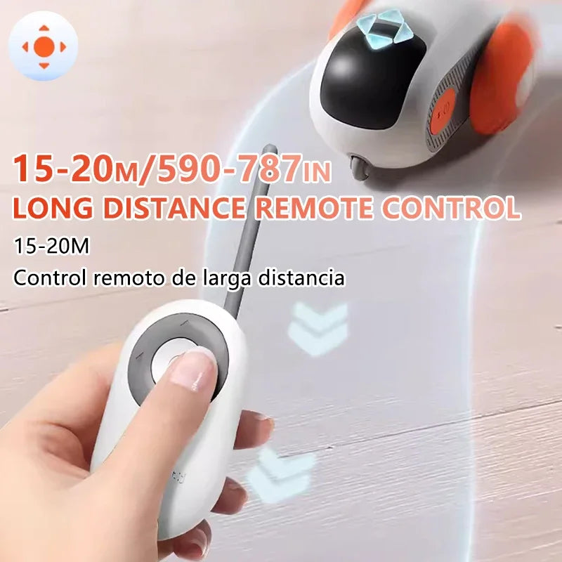Smart Cat Toy Car Interactive Cat Toy Ball Automatic Rolling Remote