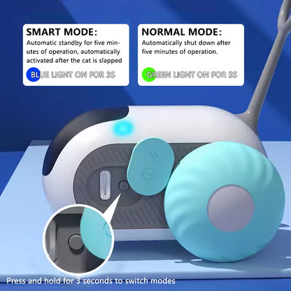 Smart Cat Toy Car Interactive Cat Toy Ball Automatic Rolling Remote