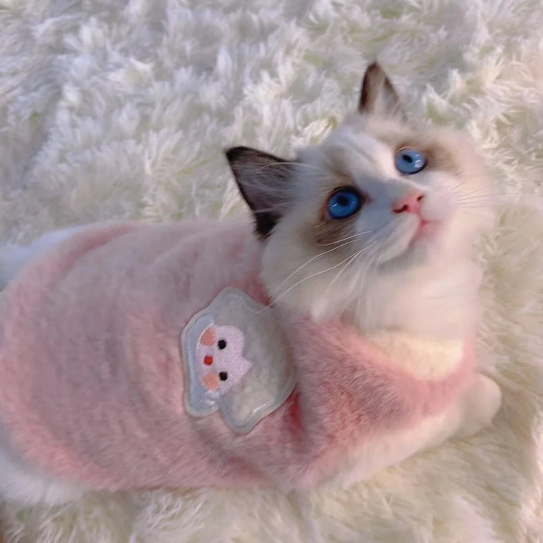 Soft Thicken Pet Clothes, Faux Rabbit Fur Pet Clothing