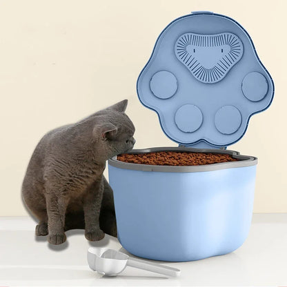 Pet Dog Cat Food Storage Container Moisture-proof Cat Dry Food