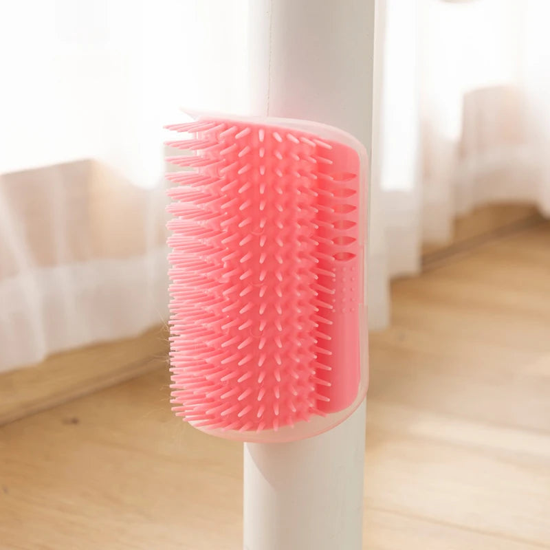 Cats Brush Corner Cat Toys Pet Cat Massage Self Groomer Comb Brush